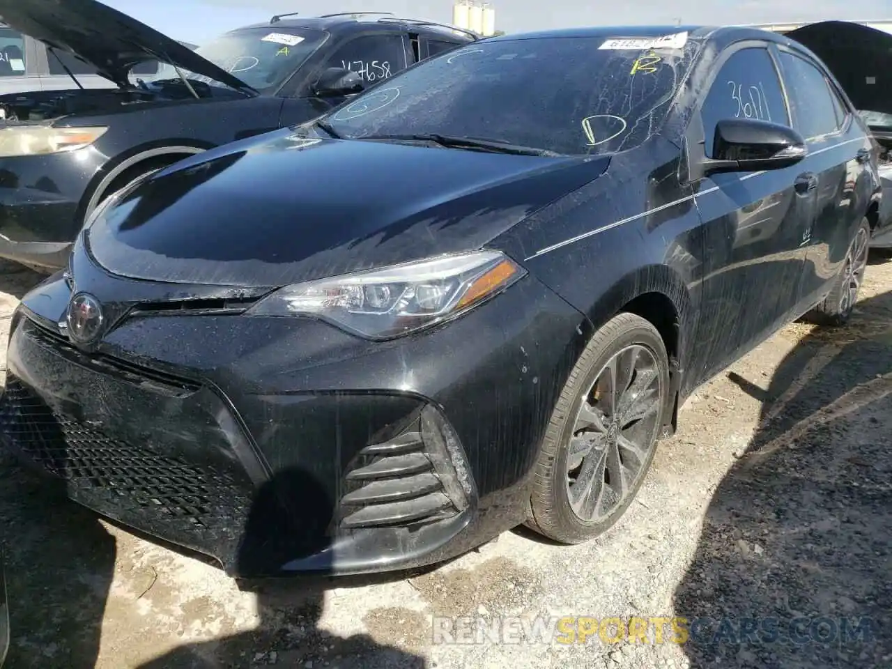 2 Photograph of a damaged car 2T1BURHE2KC211968 TOYOTA COROLLA 2019