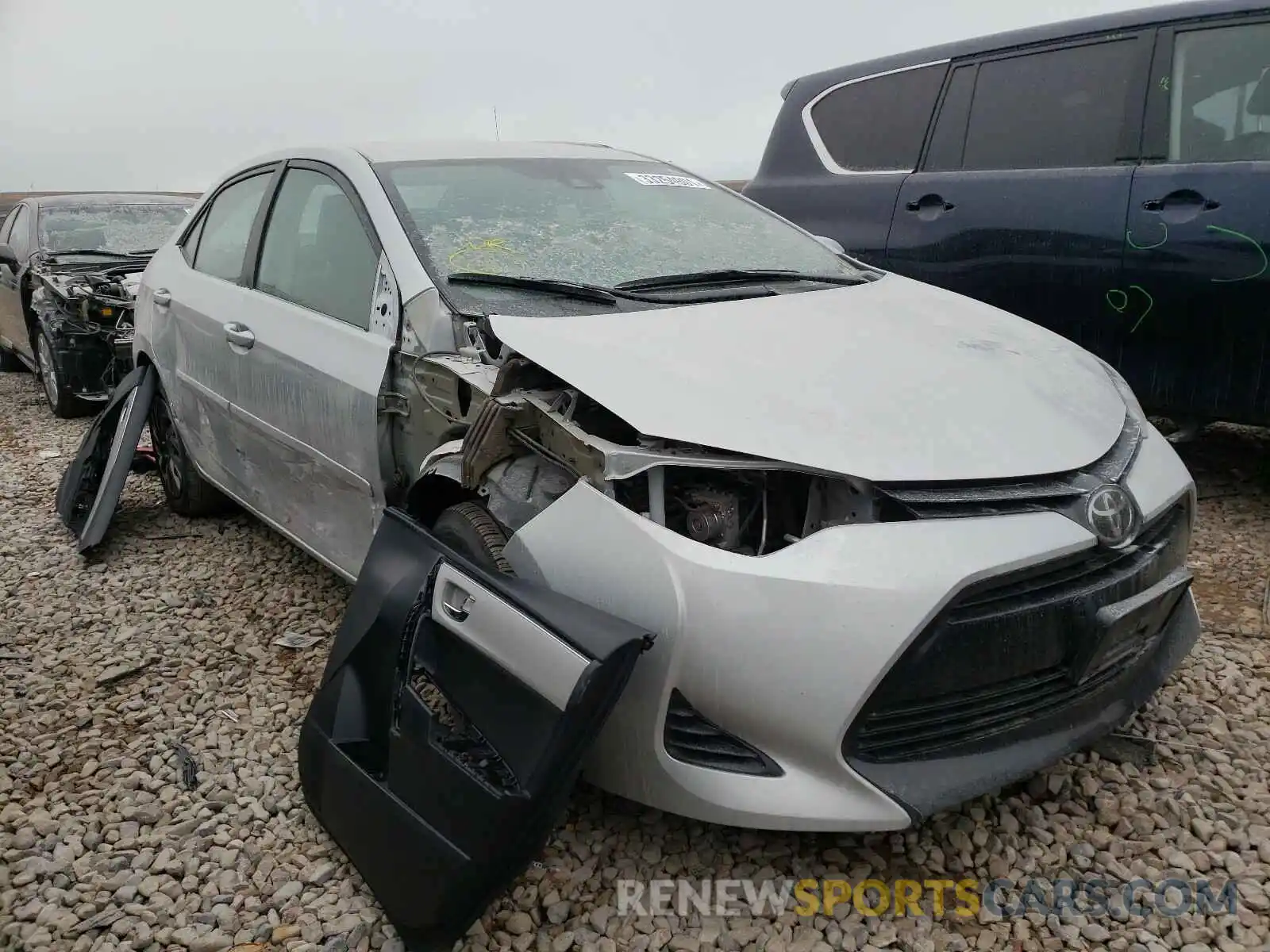 1 Photograph of a damaged car 2T1BURHE2KC213008 TOYOTA COROLLA 2019