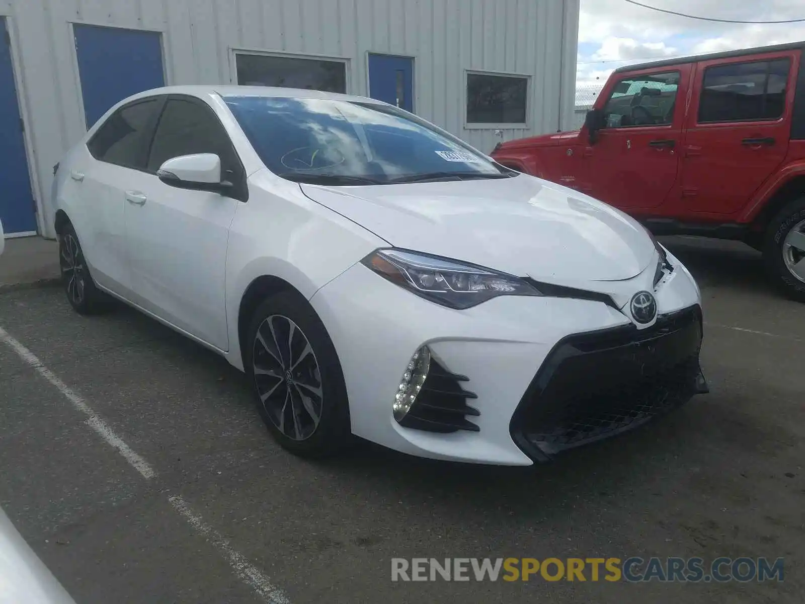 1 Photograph of a damaged car 2T1BURHE2KC213154 TOYOTA COROLLA 2019