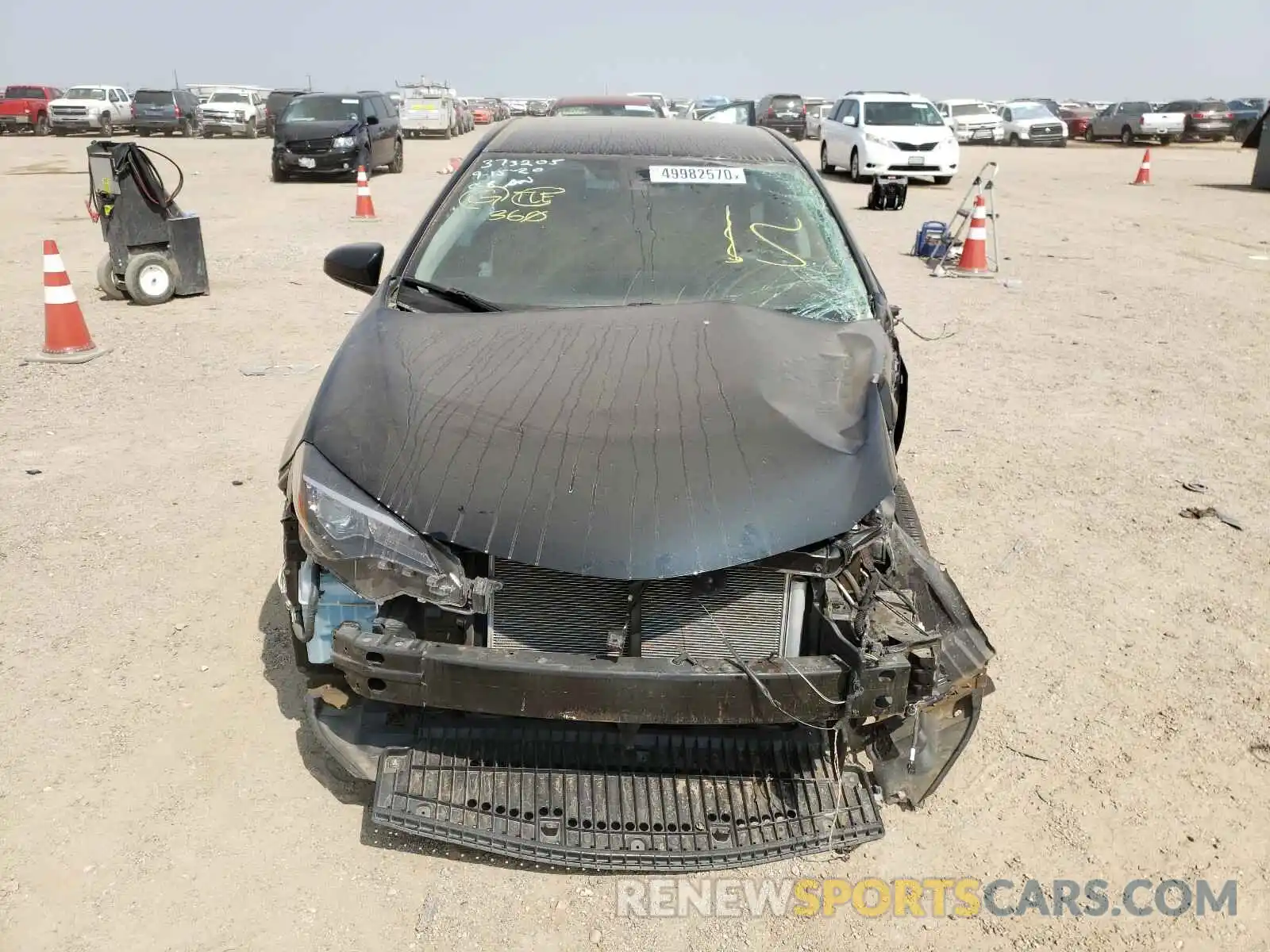 9 Photograph of a damaged car 2T1BURHE2KC213333 TOYOTA COROLLA 2019