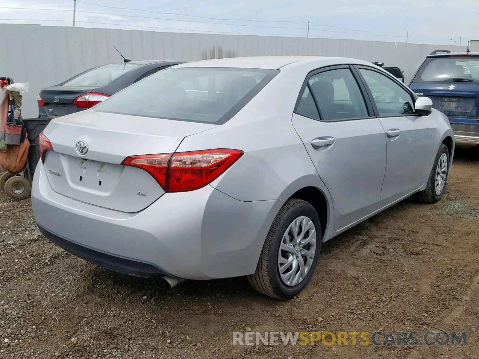 4 Photograph of a damaged car 2T1BURHE2KC213820 TOYOTA COROLLA 2019