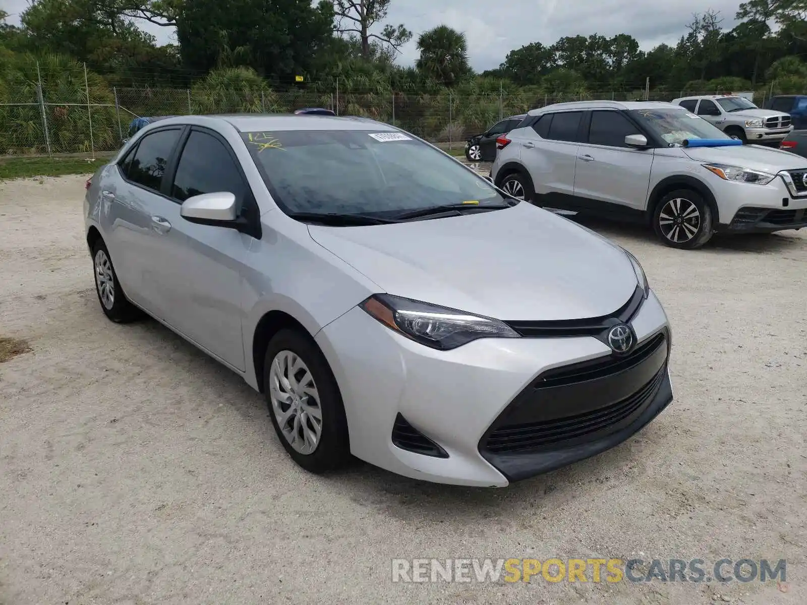 1 Photograph of a damaged car 2T1BURHE2KC214272 TOYOTA COROLLA 2019