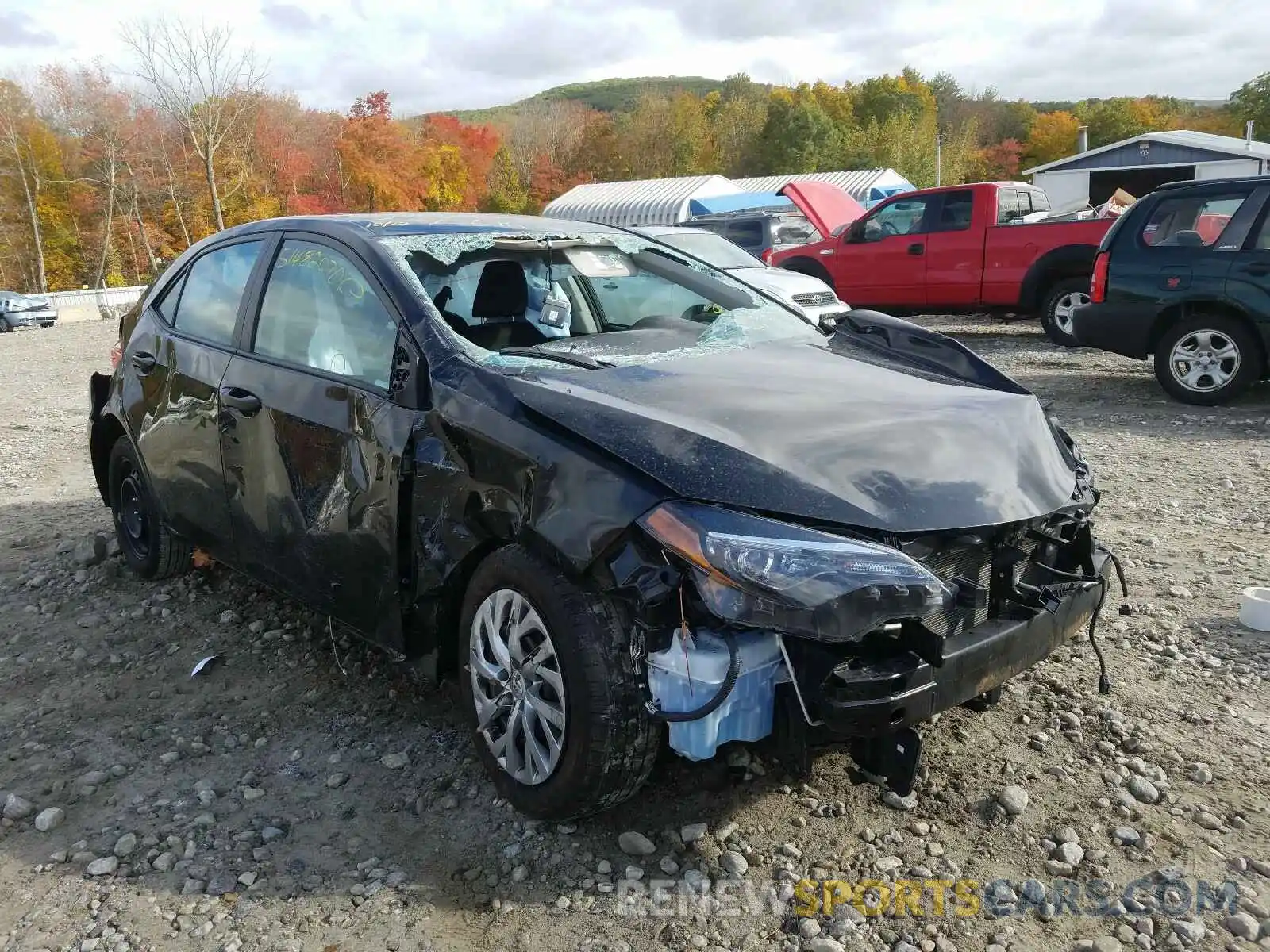 1 Photograph of a damaged car 2T1BURHE2KC214482 TOYOTA COROLLA 2019