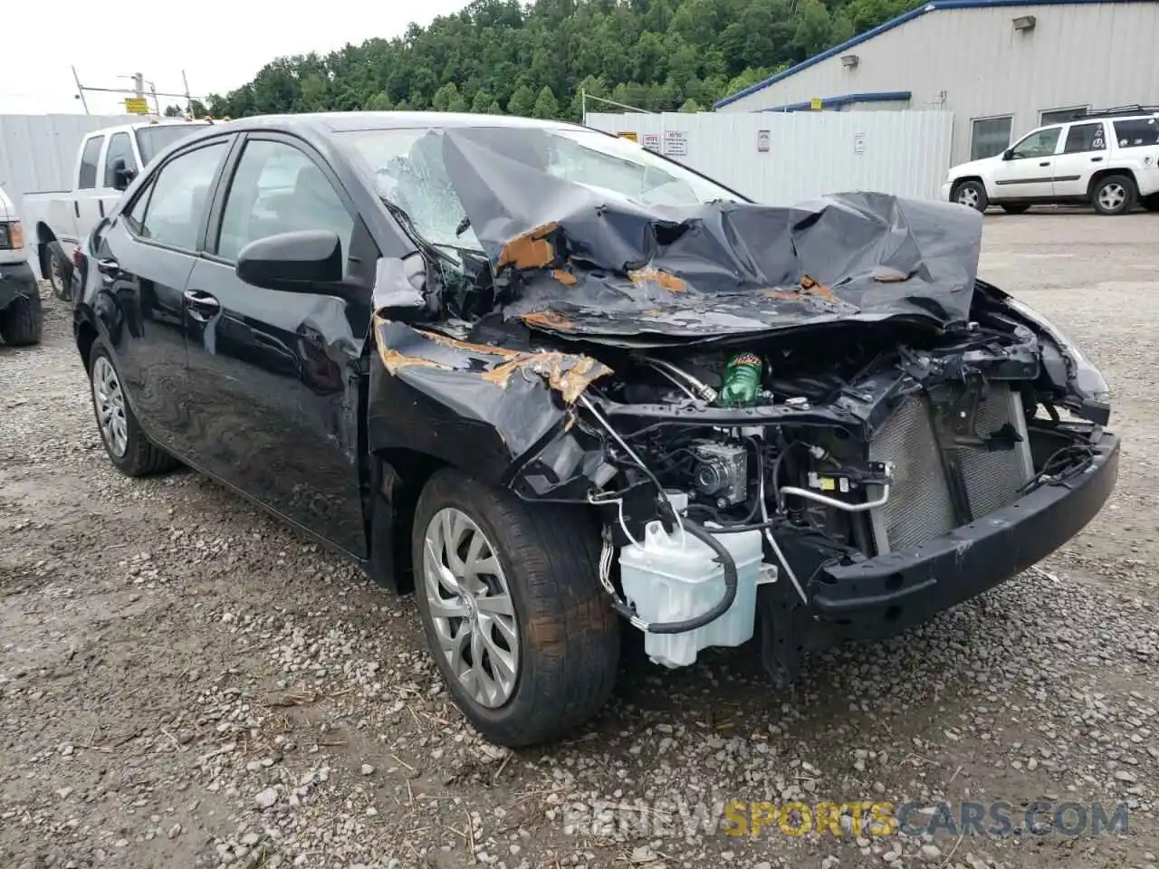 1 Photograph of a damaged car 2T1BURHE2KC214952 TOYOTA COROLLA 2019