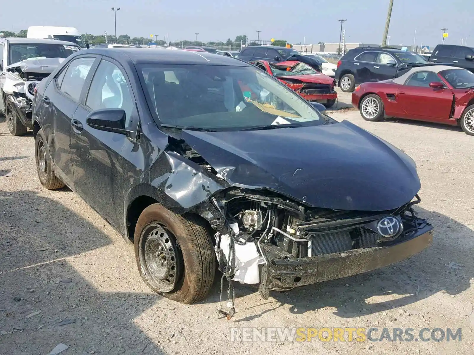 1 Photograph of a damaged car 2T1BURHE2KC215521 TOYOTA COROLLA 2019