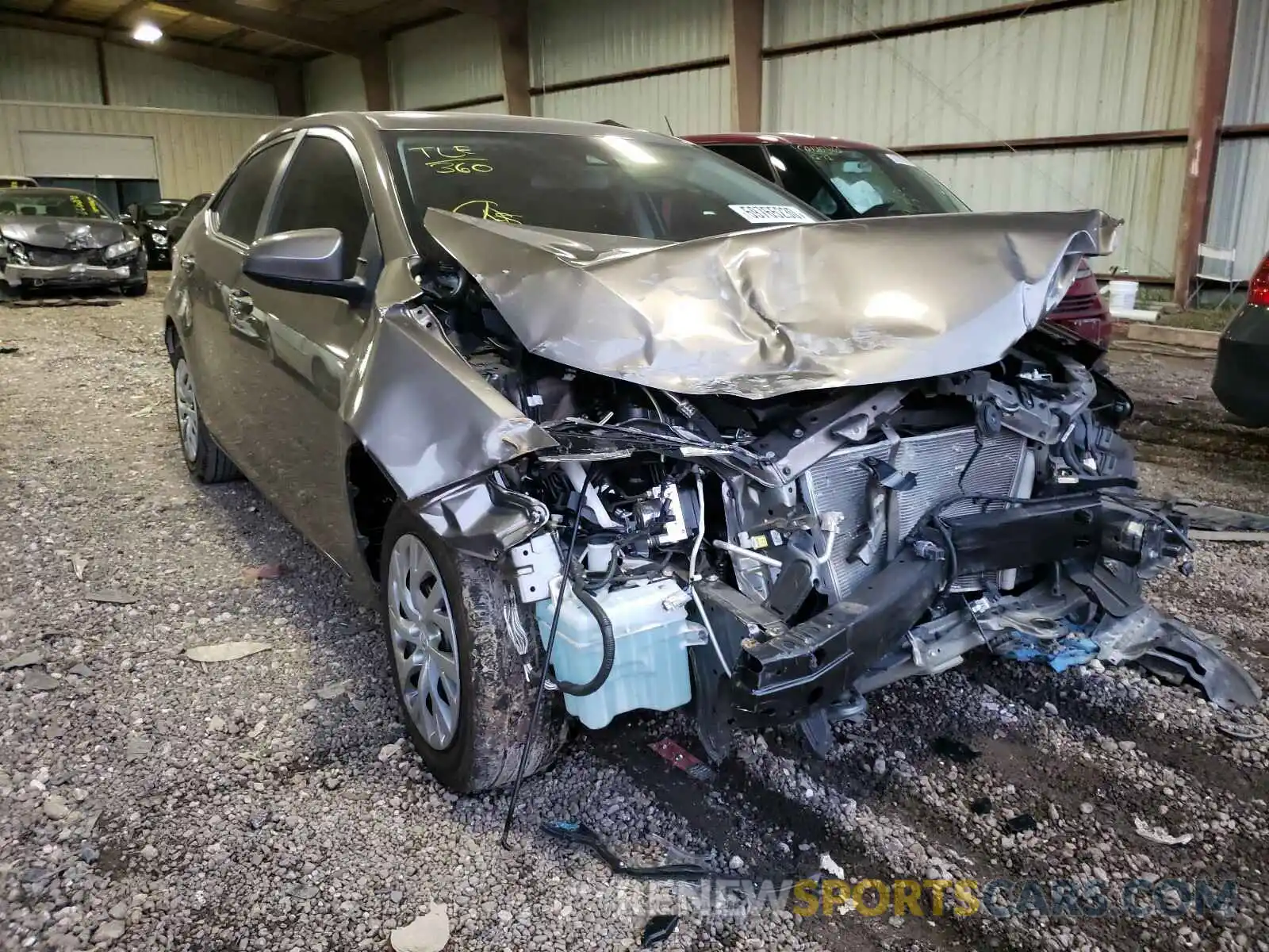 1 Photograph of a damaged car 2T1BURHE2KC215650 TOYOTA COROLLA 2019