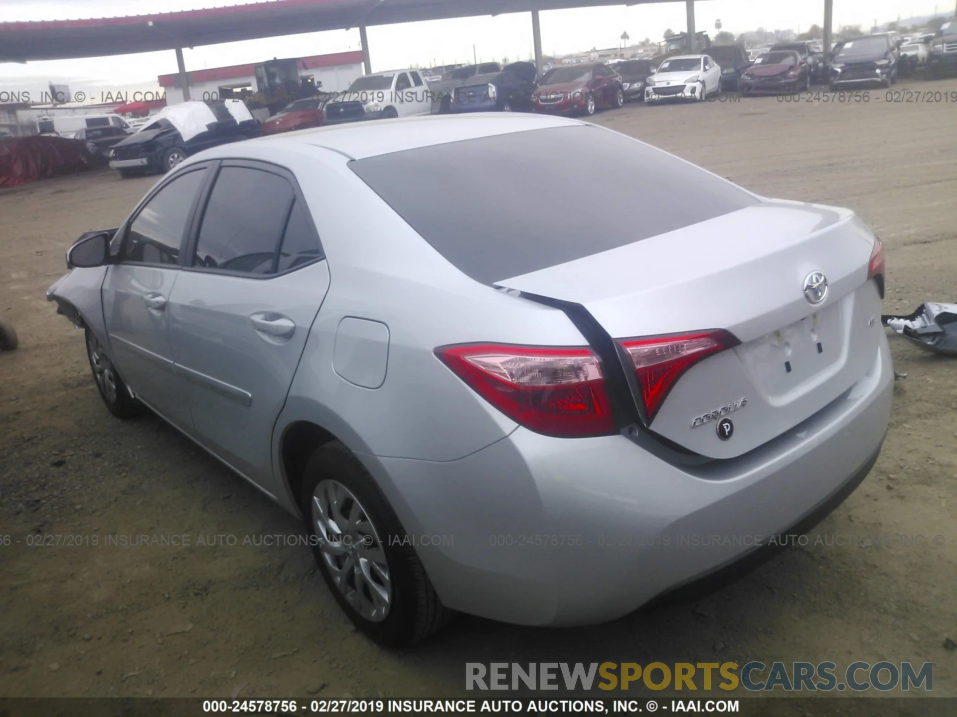 3 Photograph of a damaged car 2T1BURHE2KC215731 TOYOTA COROLLA 2019