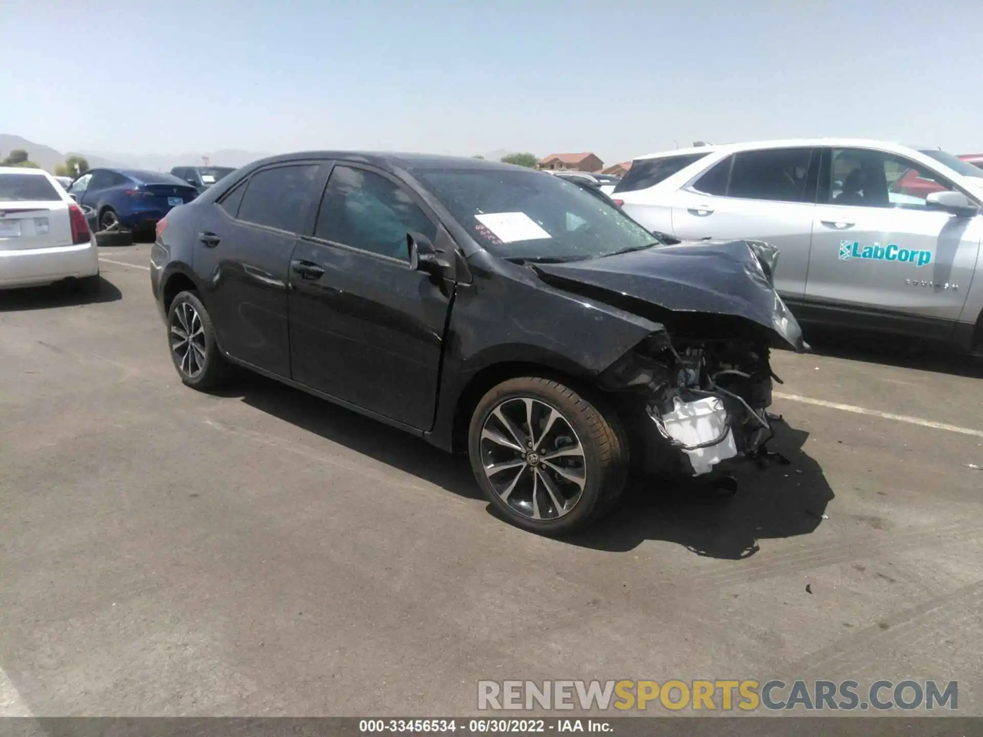 1 Photograph of a damaged car 2T1BURHE2KC215860 TOYOTA COROLLA 2019