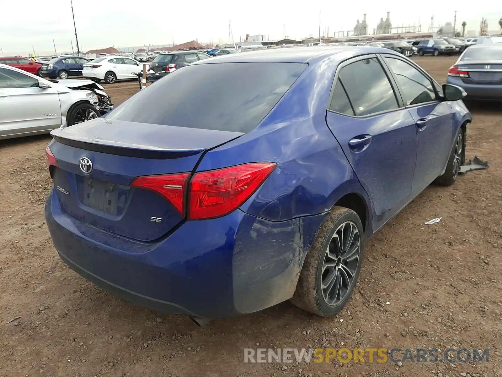 4 Photograph of a damaged car 2T1BURHE2KC215874 TOYOTA COROLLA 2019