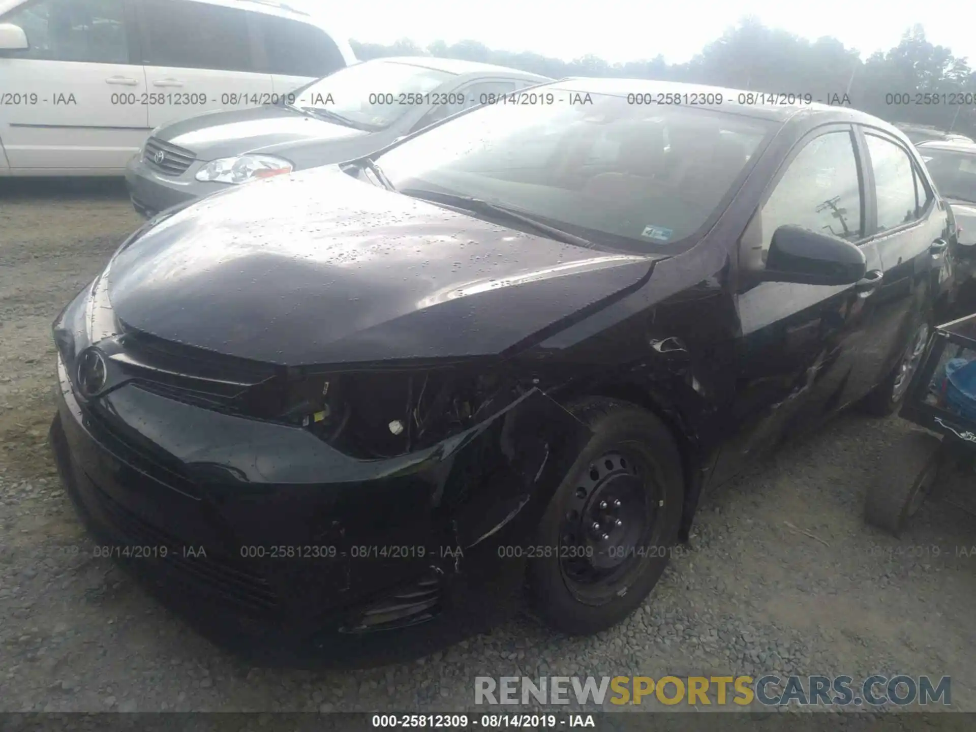 2 Photograph of a damaged car 2T1BURHE2KC216264 TOYOTA COROLLA 2019