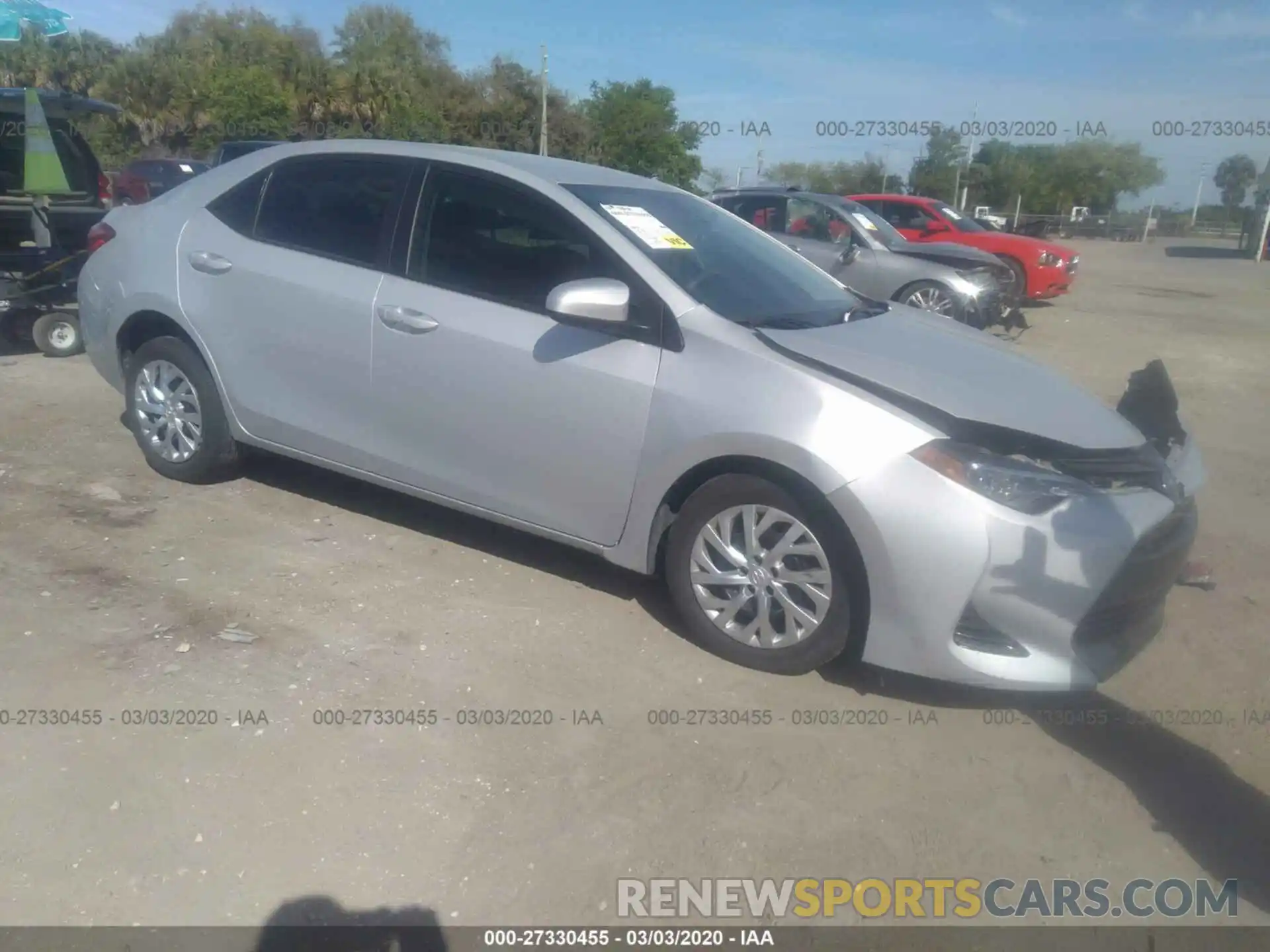 1 Photograph of a damaged car 2T1BURHE2KC216460 TOYOTA COROLLA 2019