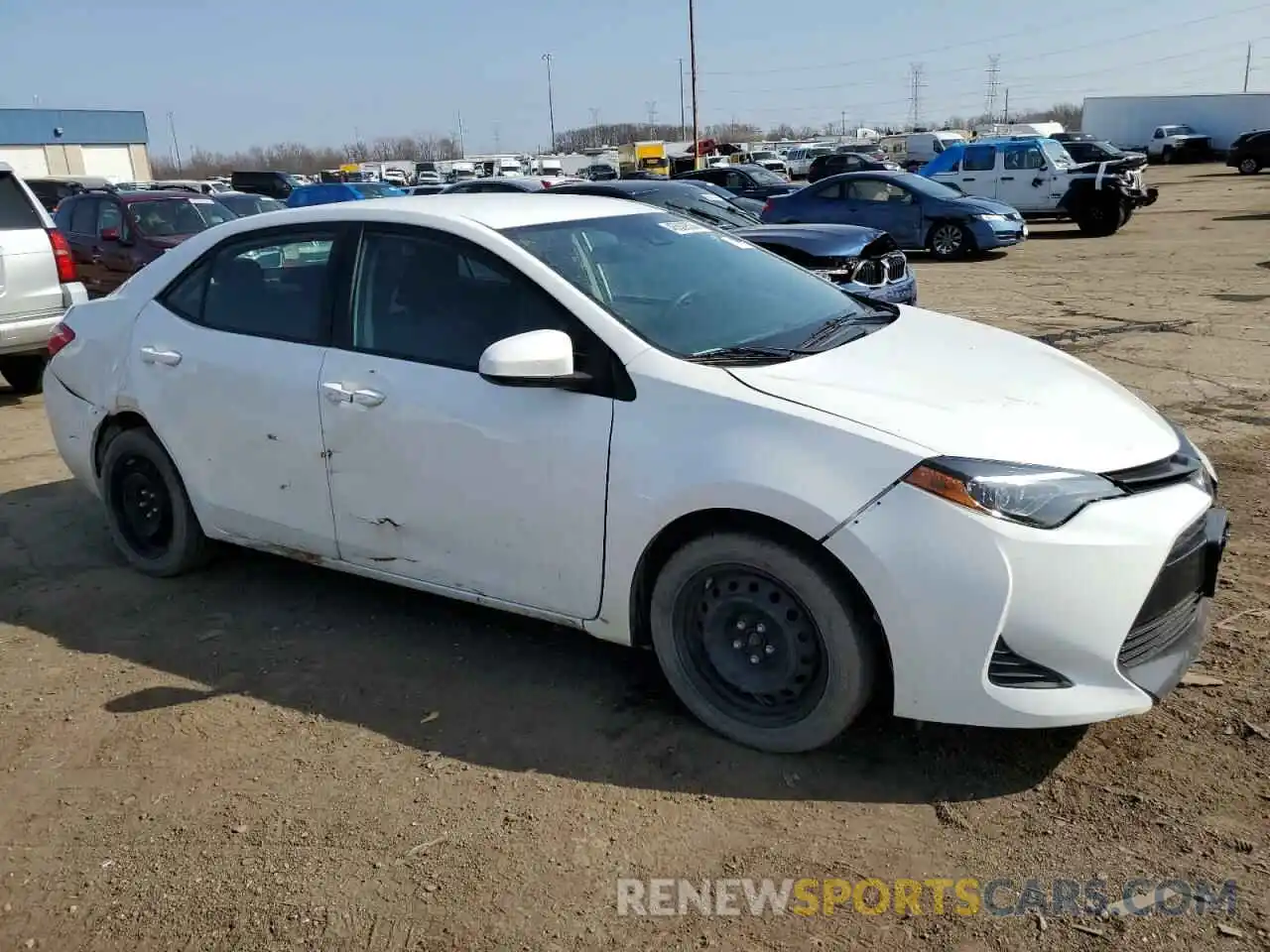 4 Photograph of a damaged car 2T1BURHE2KC216832 TOYOTA COROLLA 2019