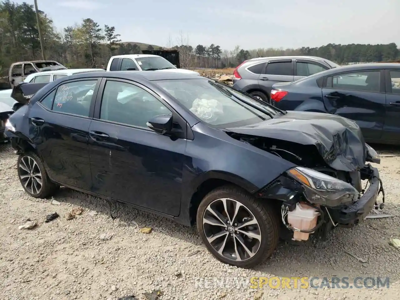 1 Photograph of a damaged car 2T1BURHE2KC216927 TOYOTA COROLLA 2019