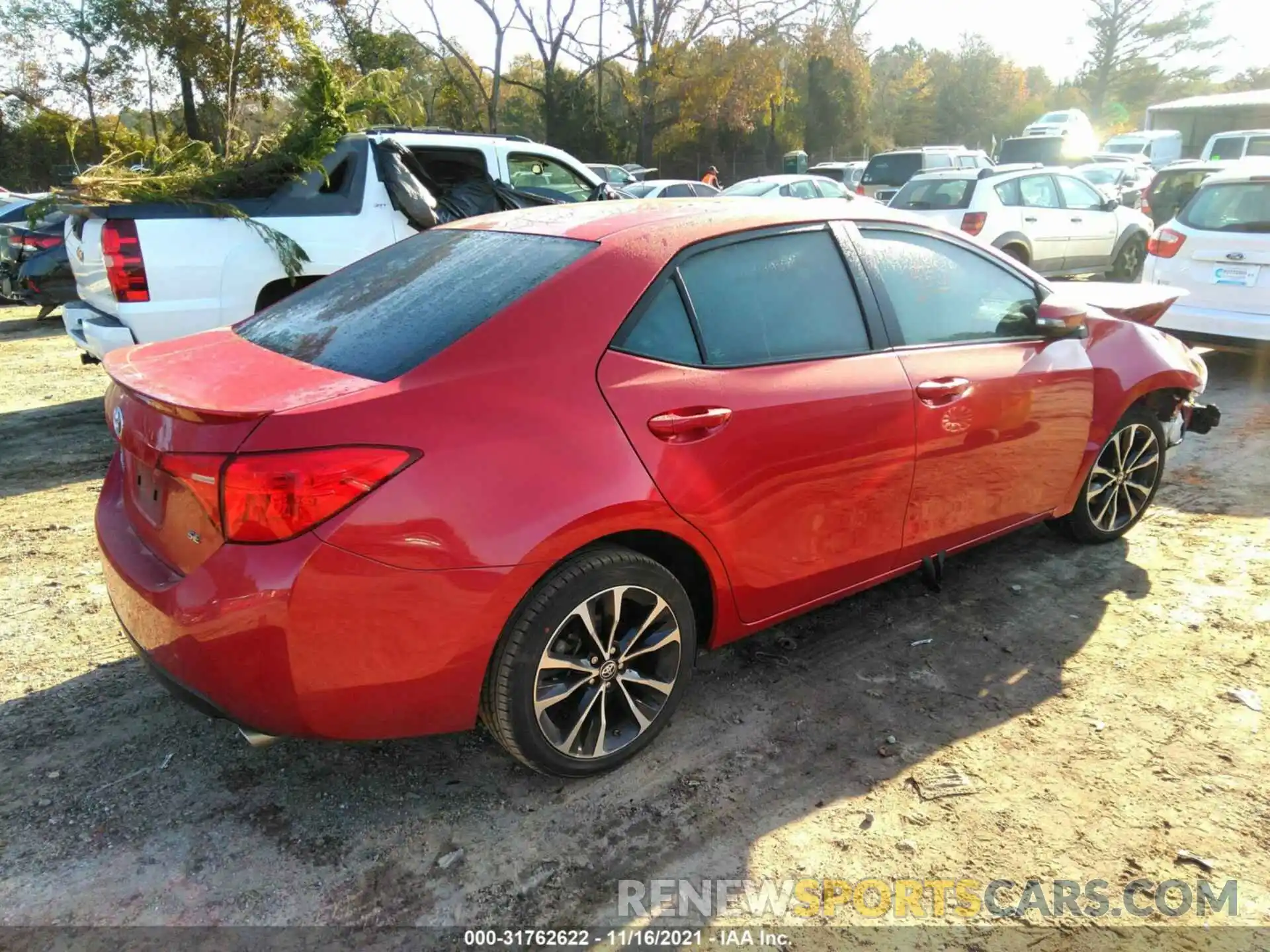 4 Photograph of a damaged car 2T1BURHE2KC216989 TOYOTA COROLLA 2019