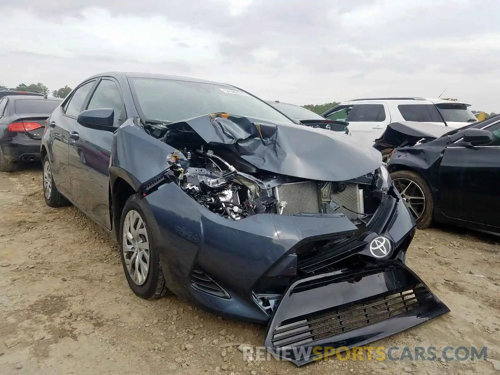 1 Photograph of a damaged car 2T1BURHE2KC217110 TOYOTA COROLLA 2019