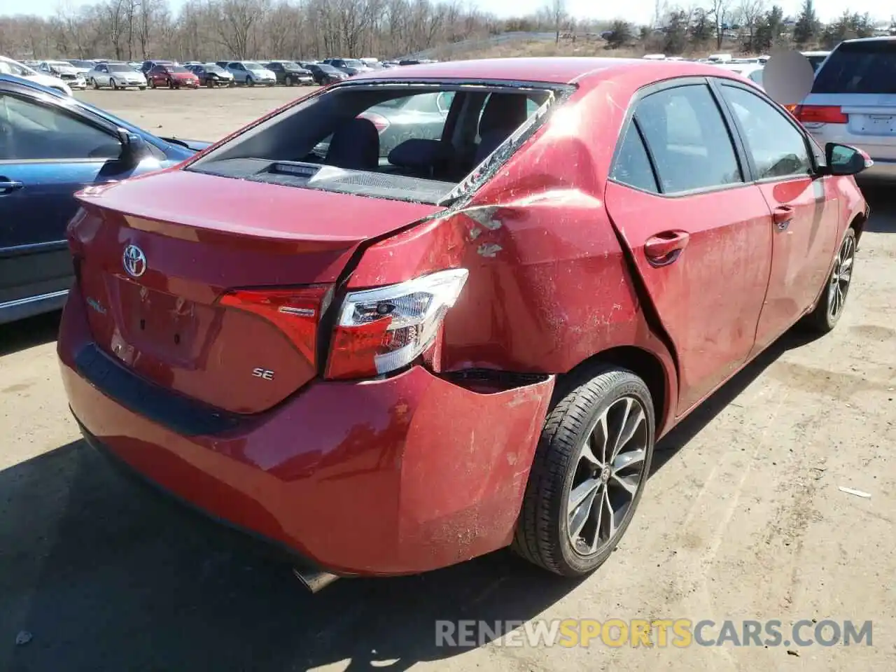 4 Photograph of a damaged car 2T1BURHE2KC217608 TOYOTA COROLLA 2019