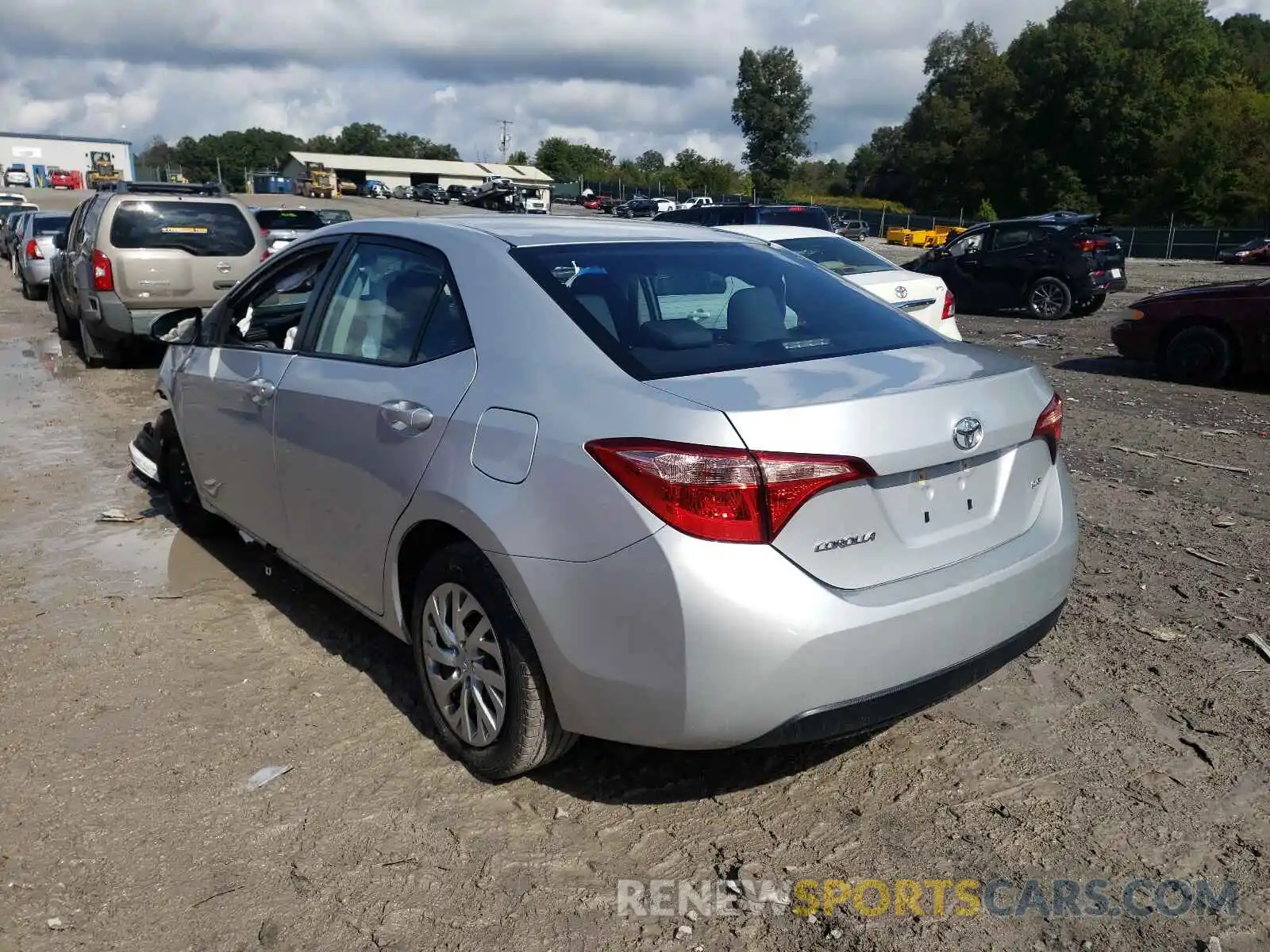 3 Photograph of a damaged car 2T1BURHE2KC218922 TOYOTA COROLLA 2019