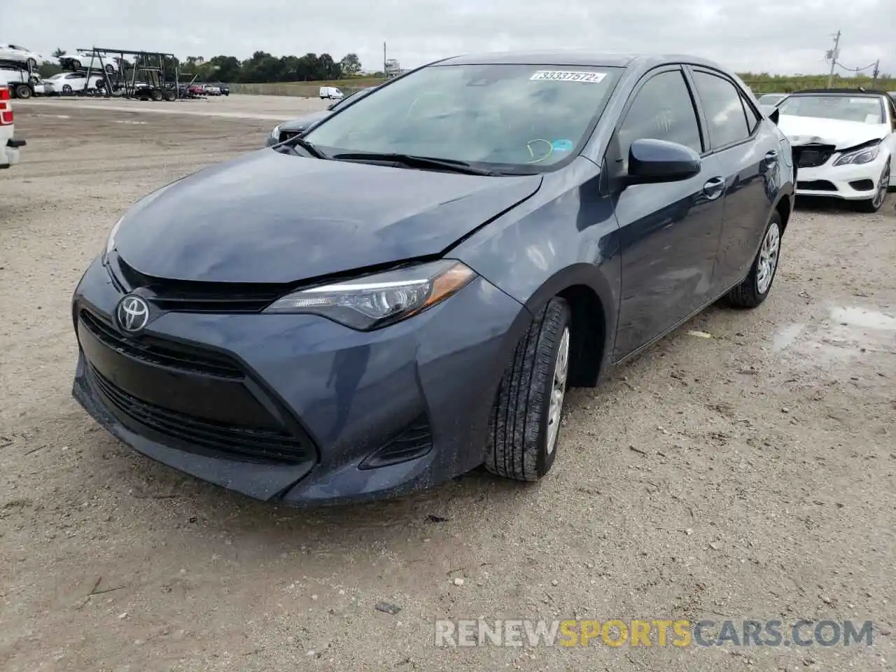 2 Photograph of a damaged car 2T1BURHE2KC219097 TOYOTA COROLLA 2019