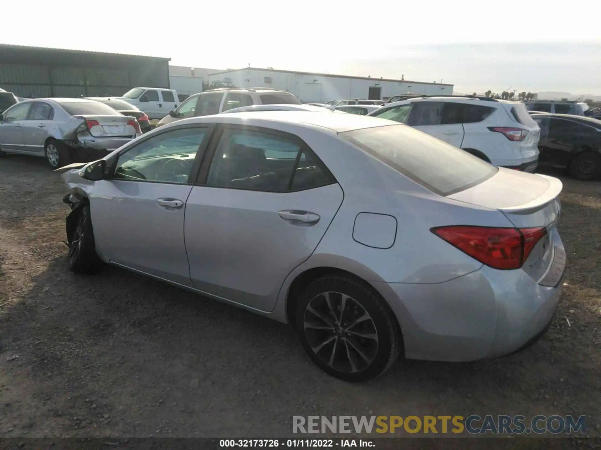 3 Photograph of a damaged car 2T1BURHE2KC219388 TOYOTA COROLLA 2019