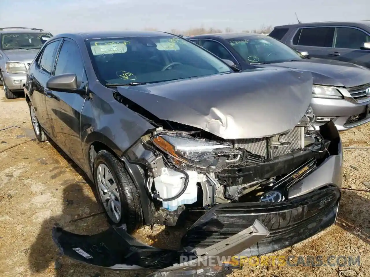 1 Photograph of a damaged car 2T1BURHE2KC219987 TOYOTA COROLLA 2019