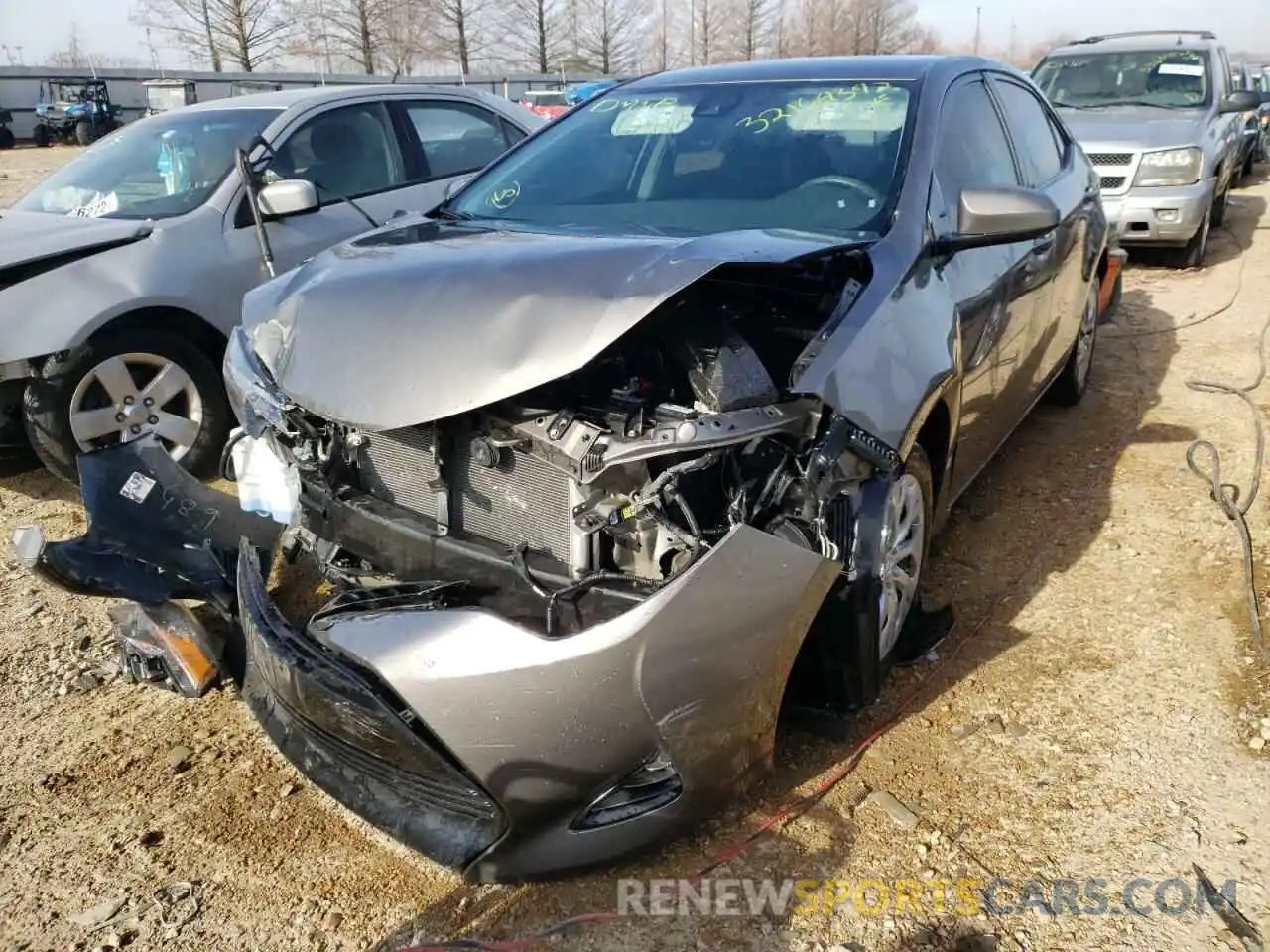 2 Photograph of a damaged car 2T1BURHE2KC219987 TOYOTA COROLLA 2019