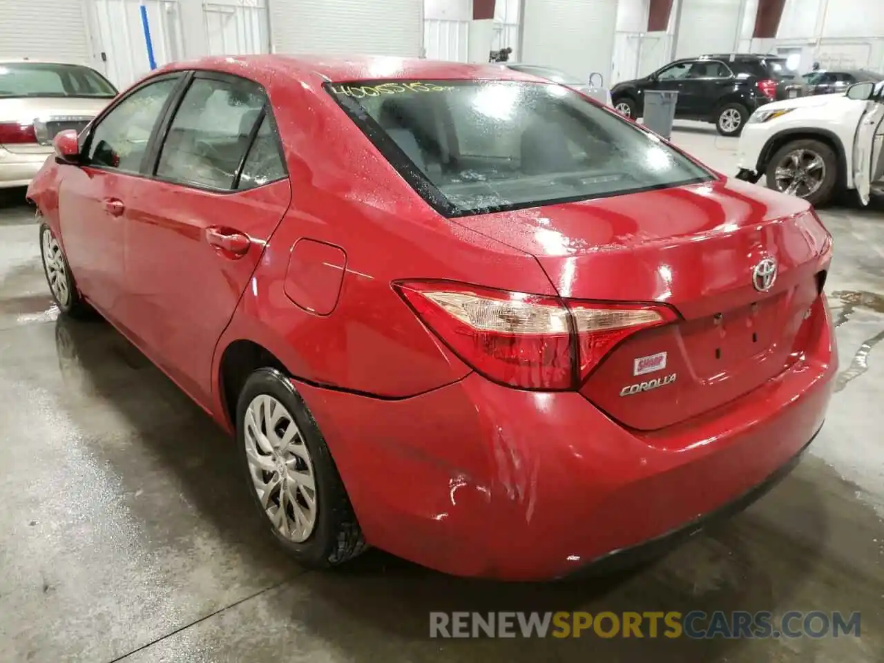 3 Photograph of a damaged car 2T1BURHE2KC220086 TOYOTA COROLLA 2019