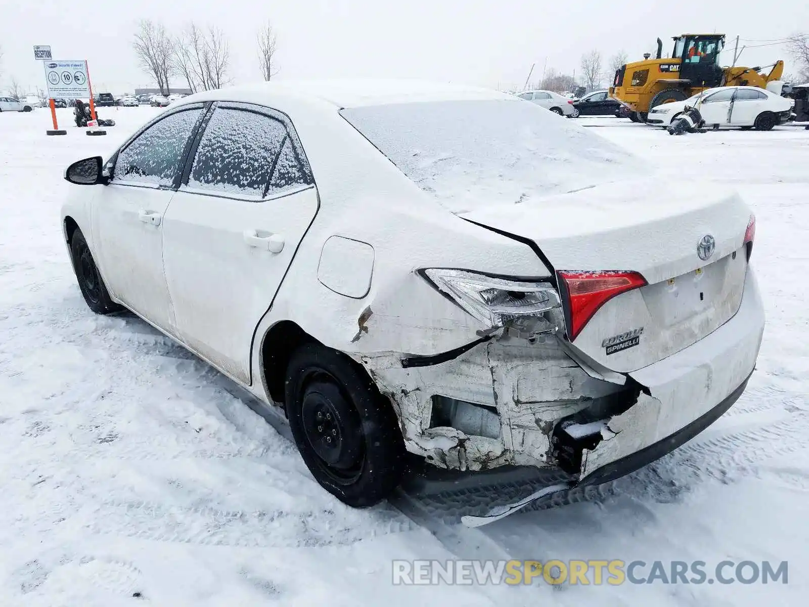 3 Photograph of a damaged car 2T1BURHE2KC220394 TOYOTA COROLLA 2019