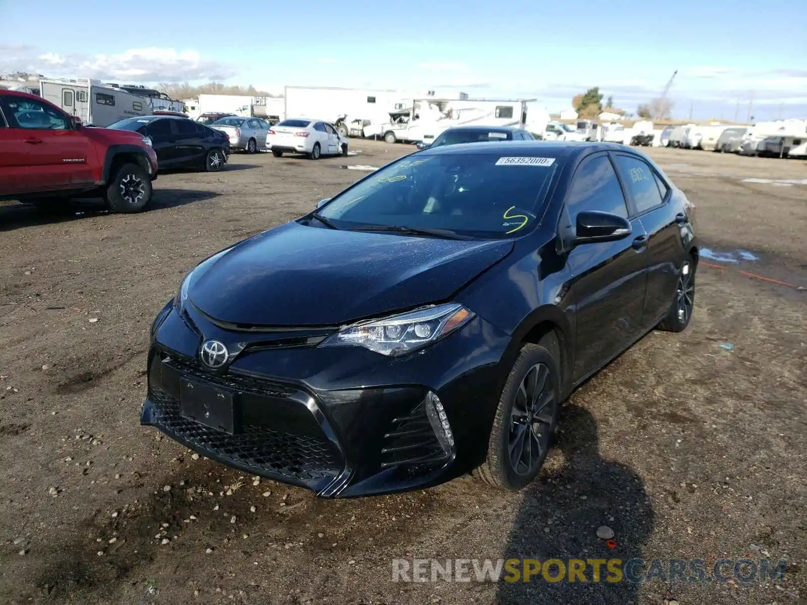 2 Photograph of a damaged car 2T1BURHE2KC220525 TOYOTA COROLLA 2019