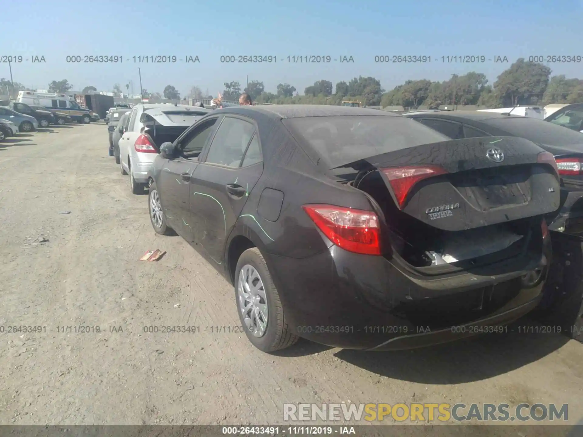 3 Photograph of a damaged car 2T1BURHE2KC220590 TOYOTA COROLLA 2019