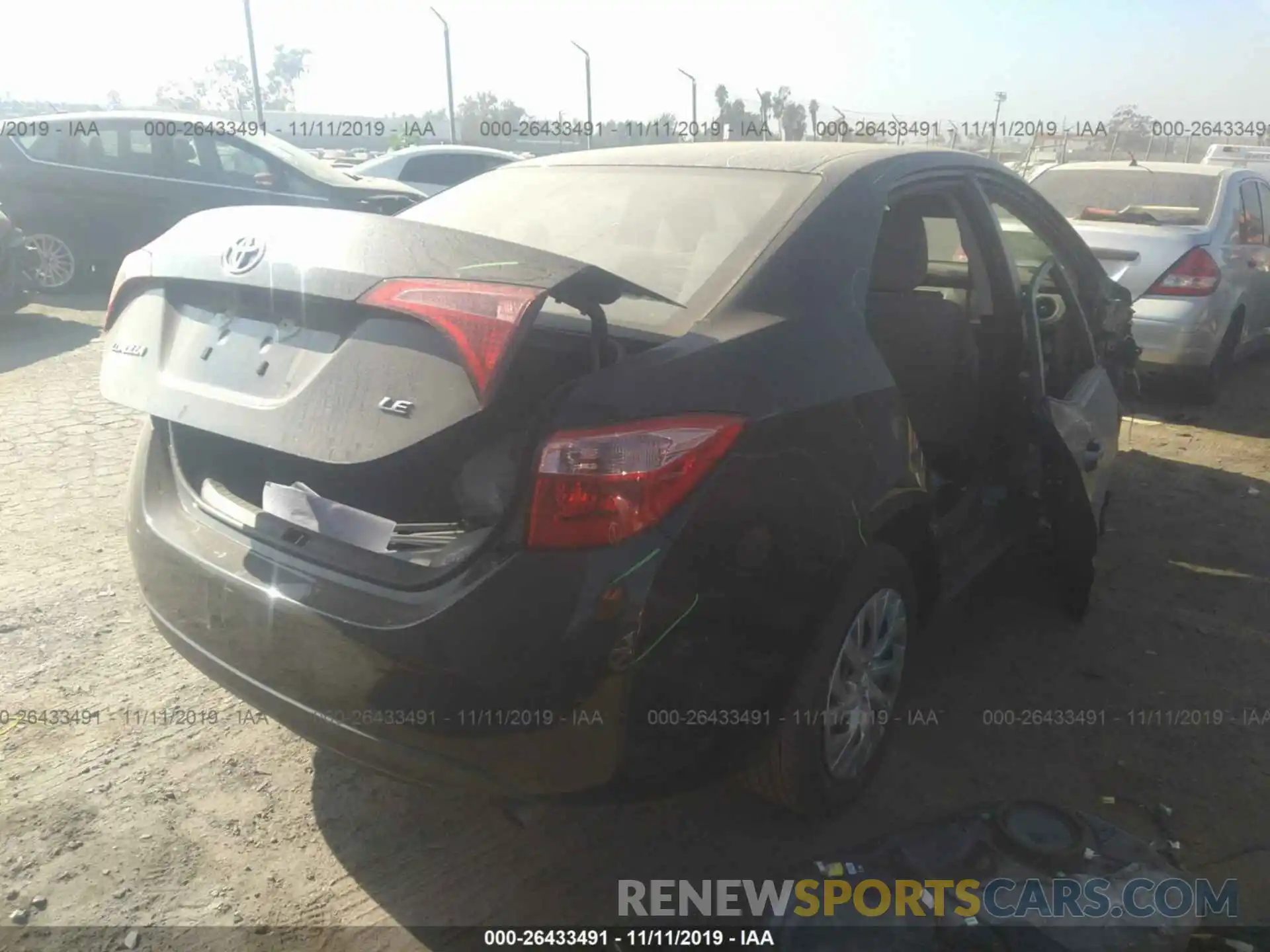 4 Photograph of a damaged car 2T1BURHE2KC220590 TOYOTA COROLLA 2019