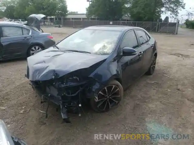 2 Photograph of a damaged car 2T1BURHE2KC221089 TOYOTA COROLLA 2019