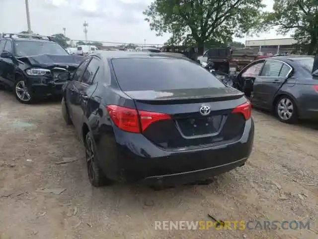 3 Photograph of a damaged car 2T1BURHE2KC221089 TOYOTA COROLLA 2019