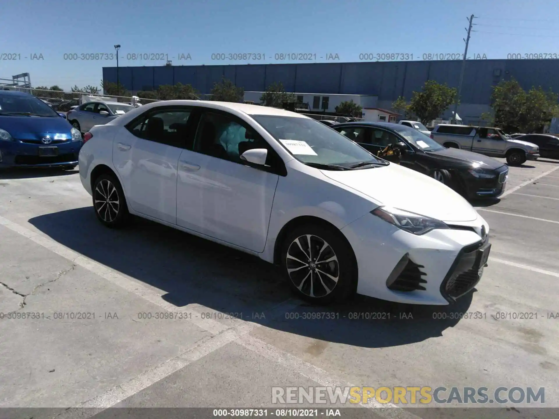 1 Photograph of a damaged car 2T1BURHE2KC221688 TOYOTA COROLLA 2019