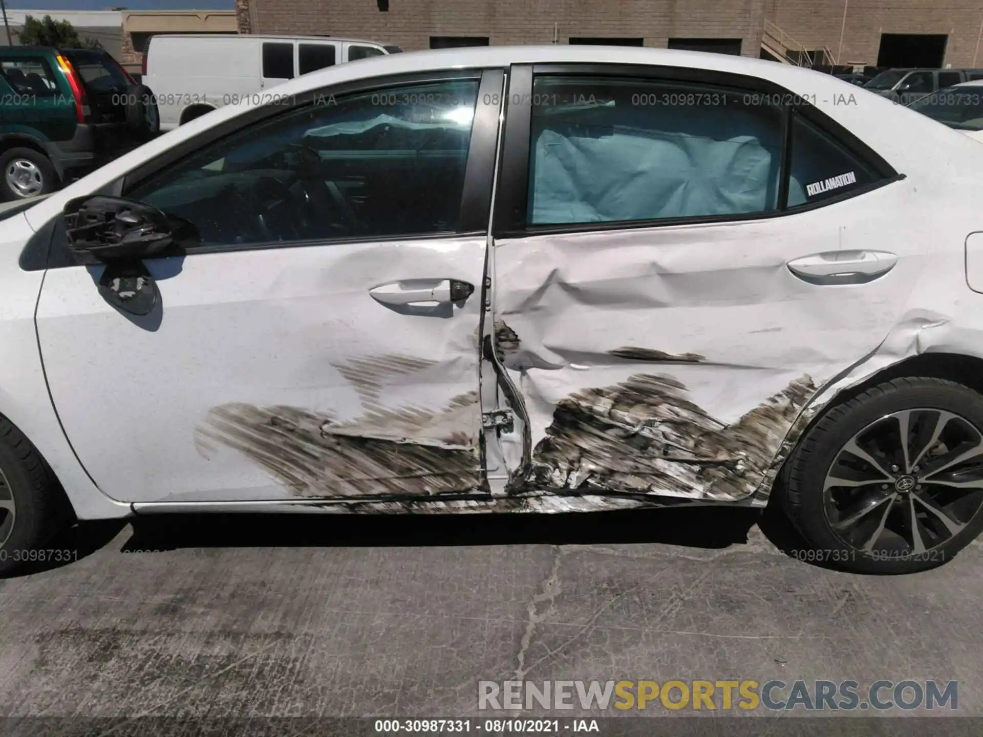 6 Photograph of a damaged car 2T1BURHE2KC221688 TOYOTA COROLLA 2019