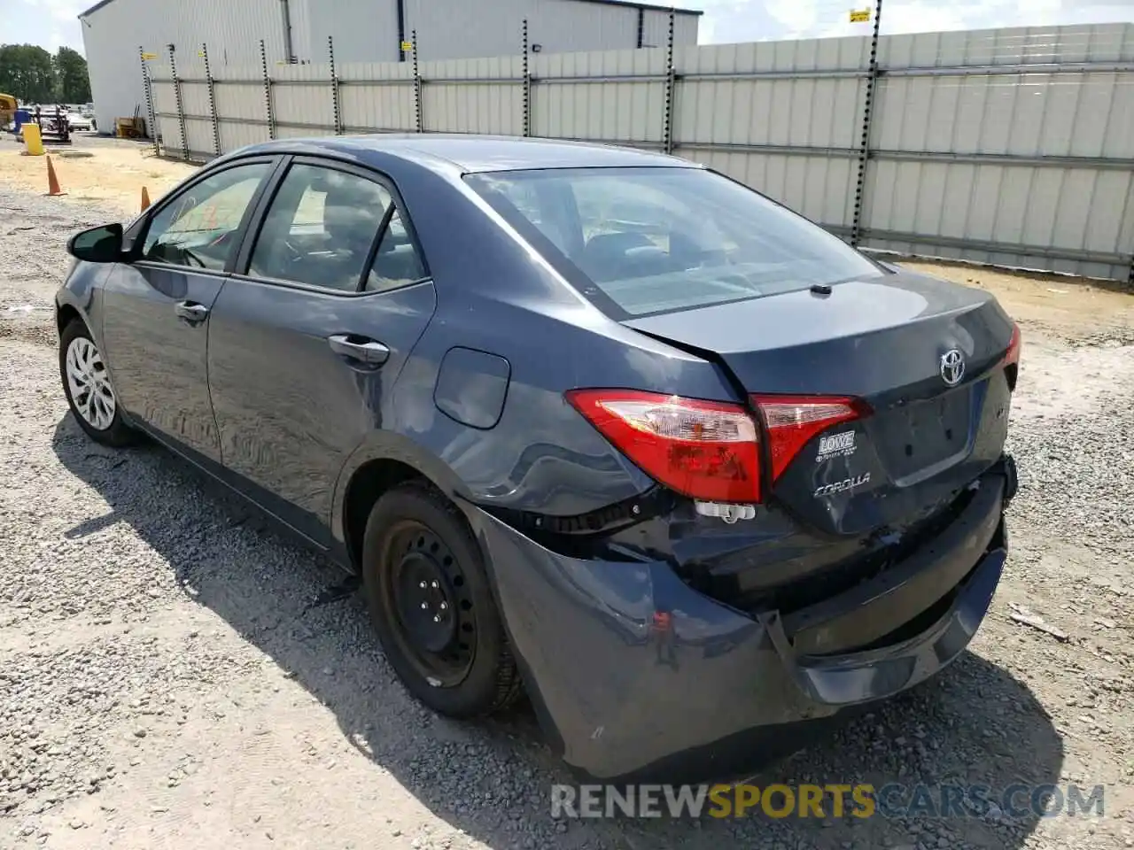 3 Photograph of a damaged car 2T1BURHE2KC222081 TOYOTA COROLLA 2019