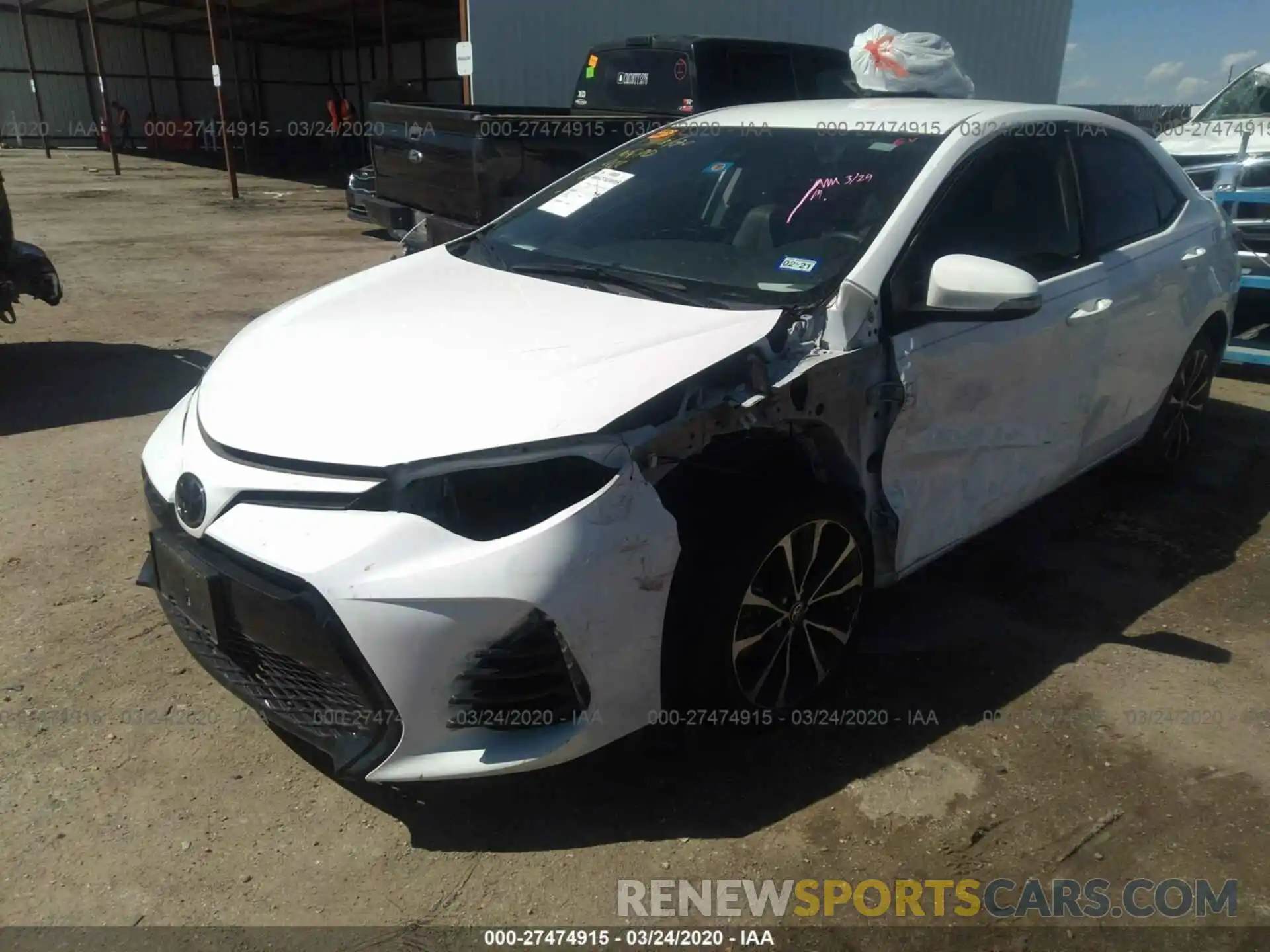 6 Photograph of a damaged car 2T1BURHE2KC222453 TOYOTA COROLLA 2019