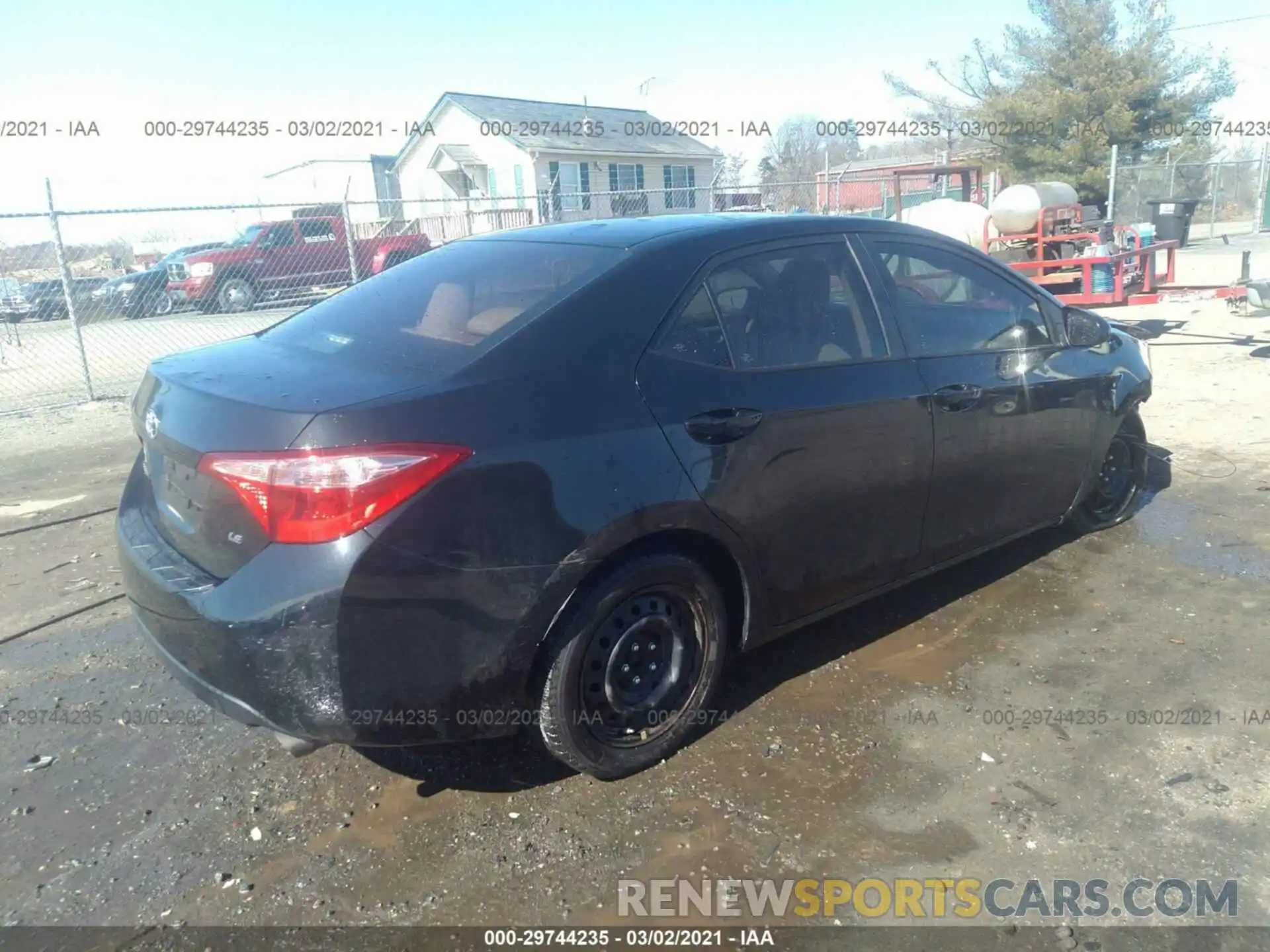 4 Photograph of a damaged car 2T1BURHE2KC222534 TOYOTA COROLLA 2019