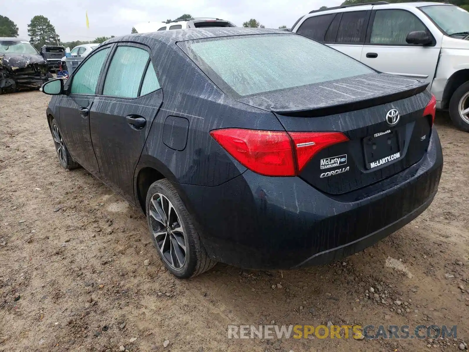 3 Photograph of a damaged car 2T1BURHE2KC222694 TOYOTA COROLLA 2019