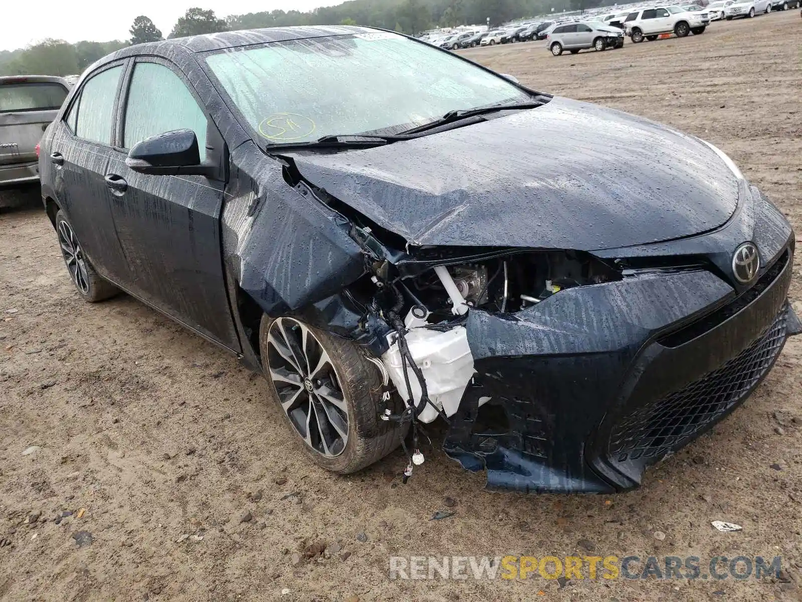 9 Photograph of a damaged car 2T1BURHE2KC222694 TOYOTA COROLLA 2019