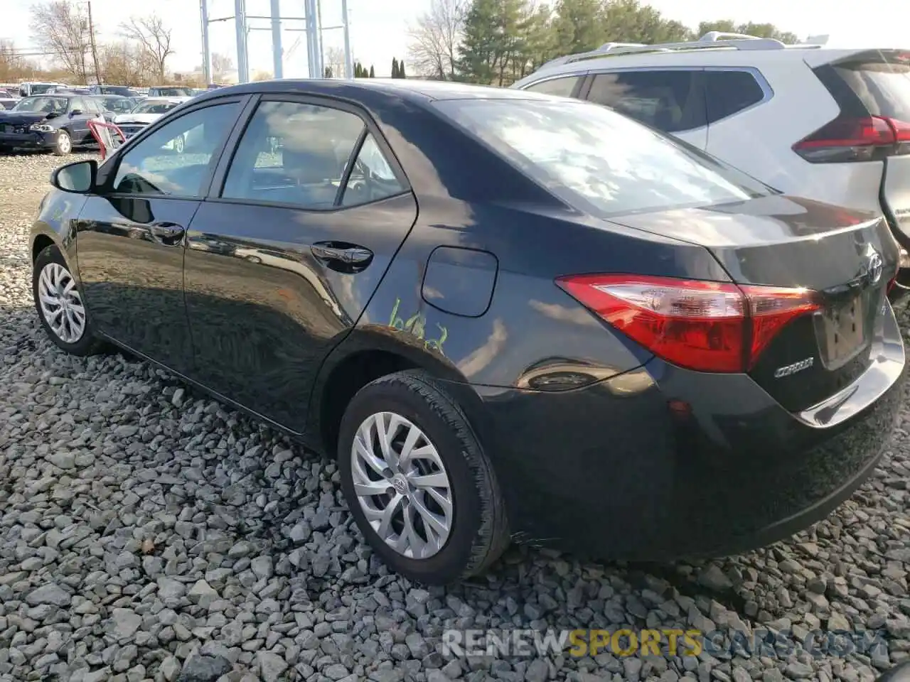 3 Photograph of a damaged car 2T1BURHE2KC222730 TOYOTA COROLLA 2019