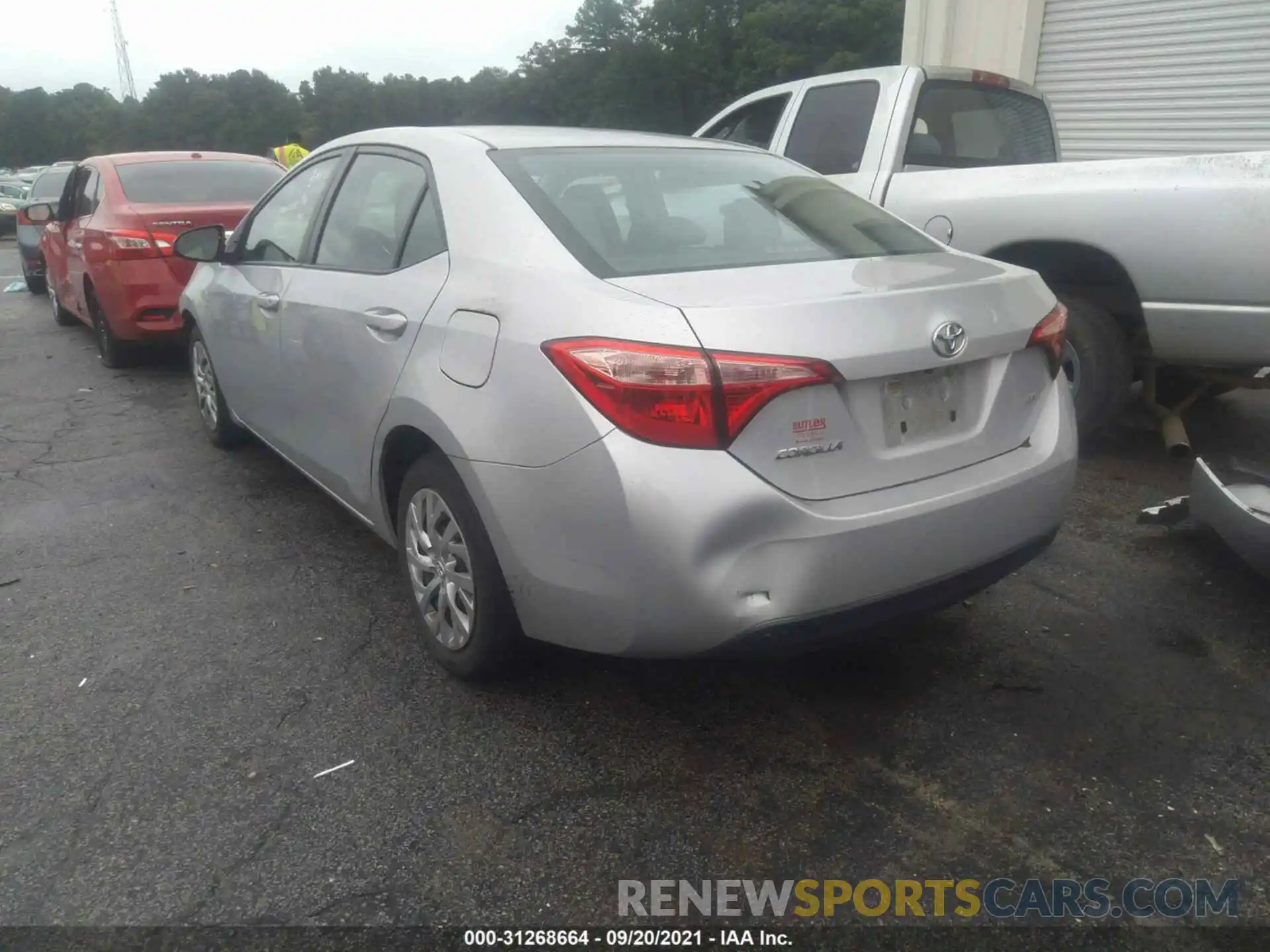 3 Photograph of a damaged car 2T1BURHE2KC222940 TOYOTA COROLLA 2019