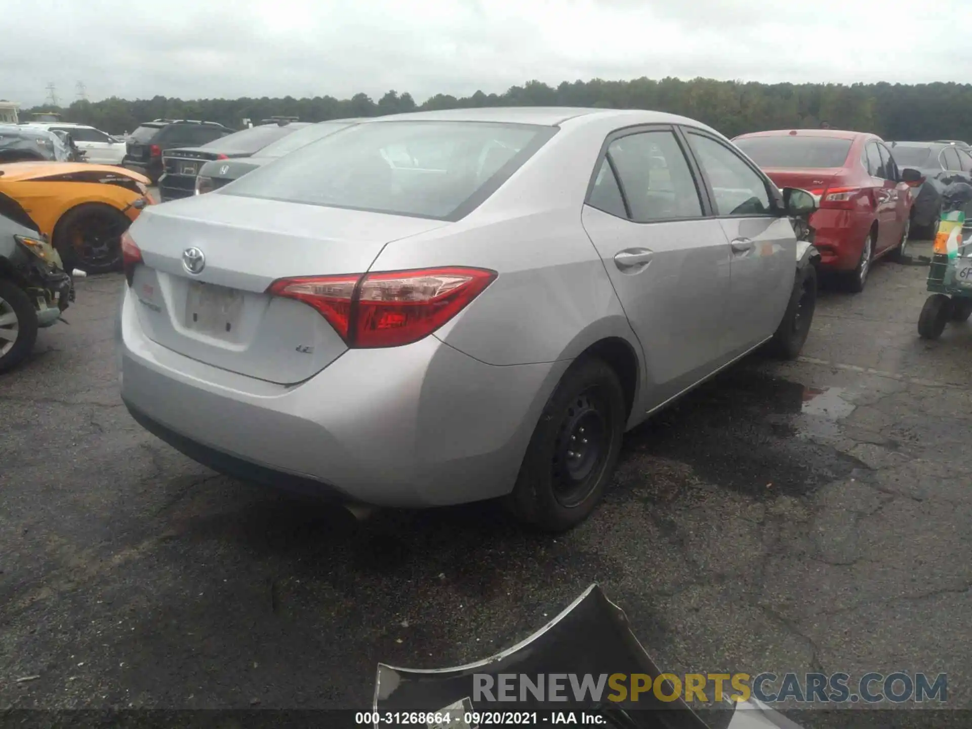 4 Photograph of a damaged car 2T1BURHE2KC222940 TOYOTA COROLLA 2019