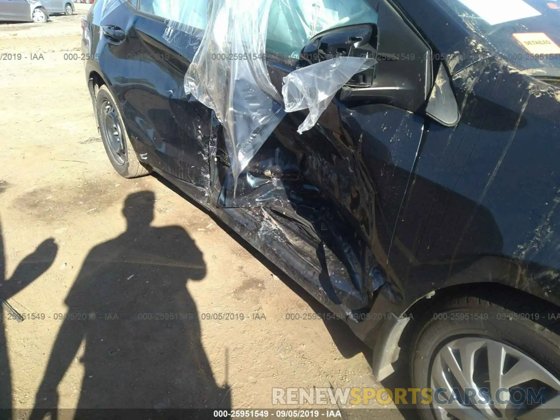 6 Photograph of a damaged car 2T1BURHE2KC223148 TOYOTA COROLLA 2019