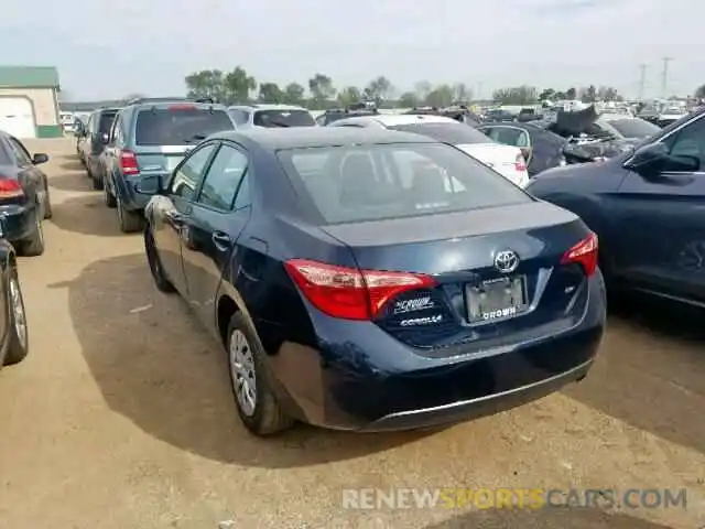 3 Photograph of a damaged car 2T1BURHE2KC223179 TOYOTA COROLLA 2019