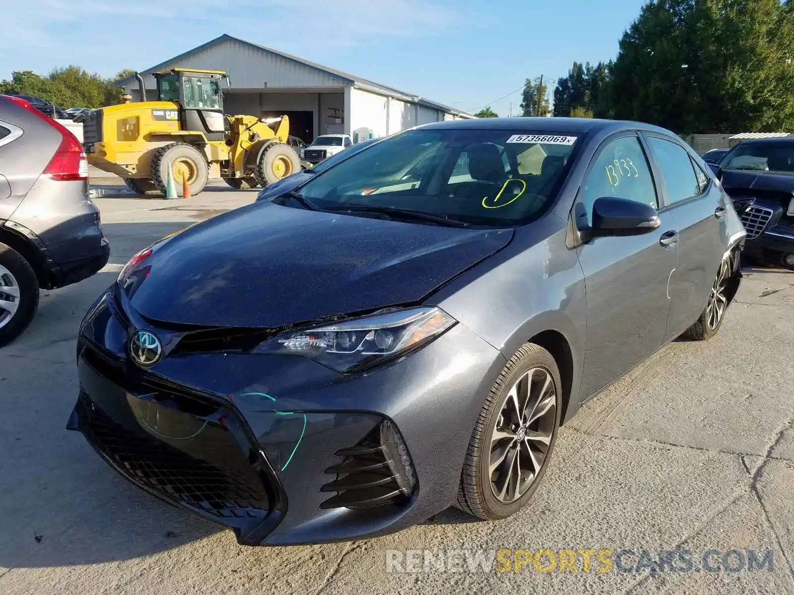 2 Photograph of a damaged car 2T1BURHE2KC223215 TOYOTA COROLLA 2019