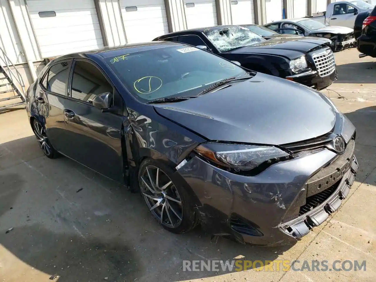 1 Photograph of a damaged car 2T1BURHE2KC223277 TOYOTA COROLLA 2019