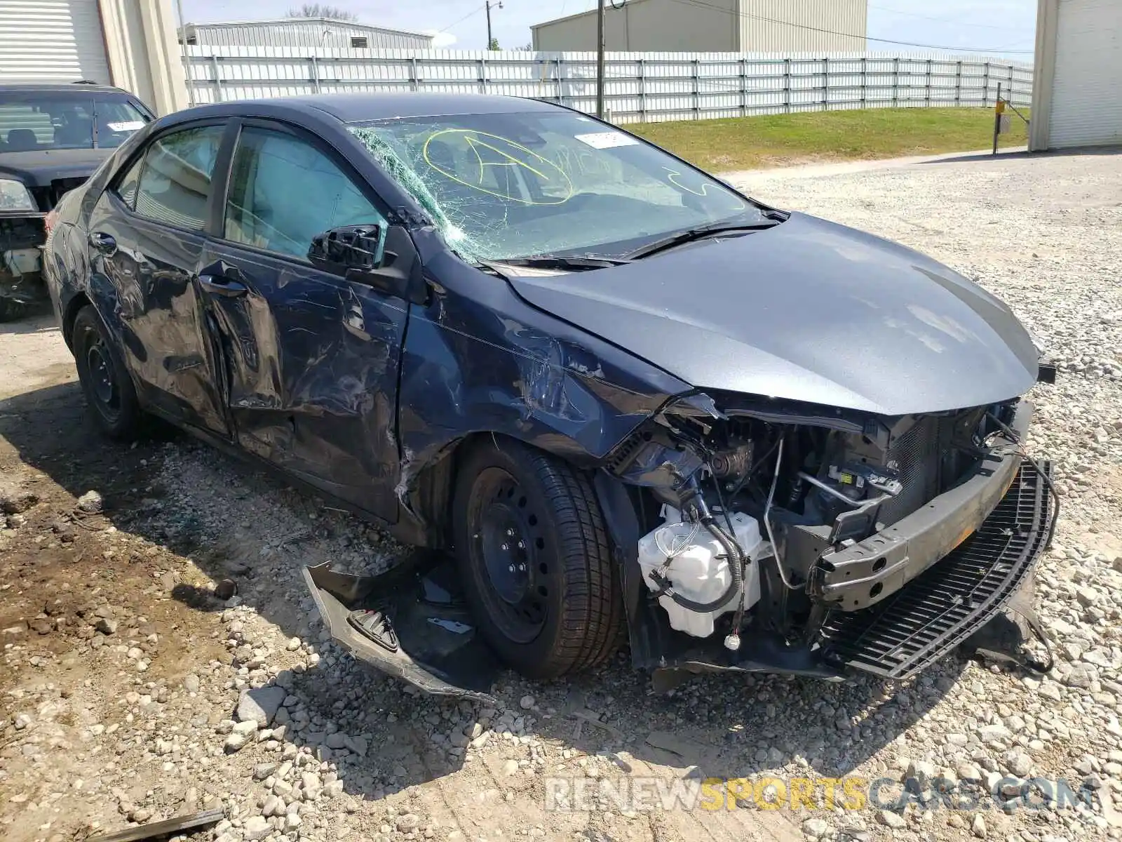 1 Photograph of a damaged car 2T1BURHE2KC223666 TOYOTA COROLLA 2019