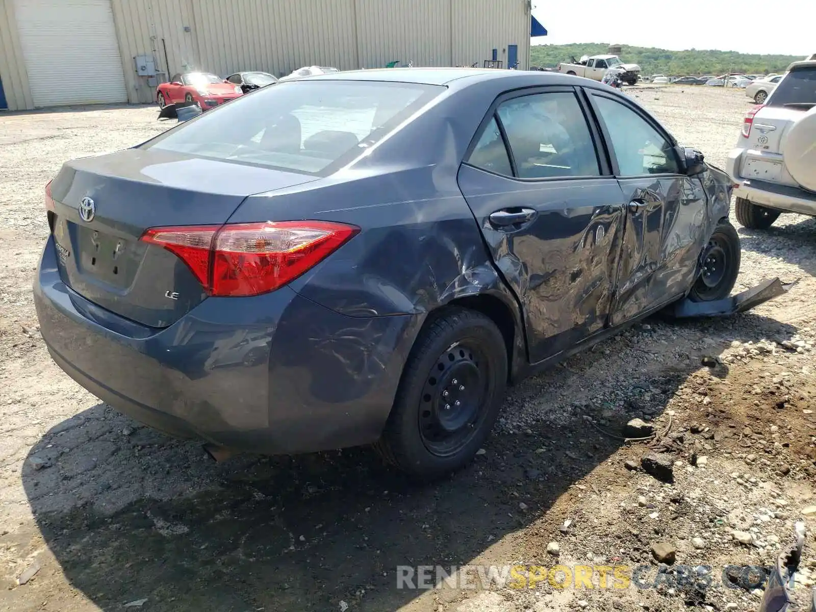 4 Photograph of a damaged car 2T1BURHE2KC223666 TOYOTA COROLLA 2019