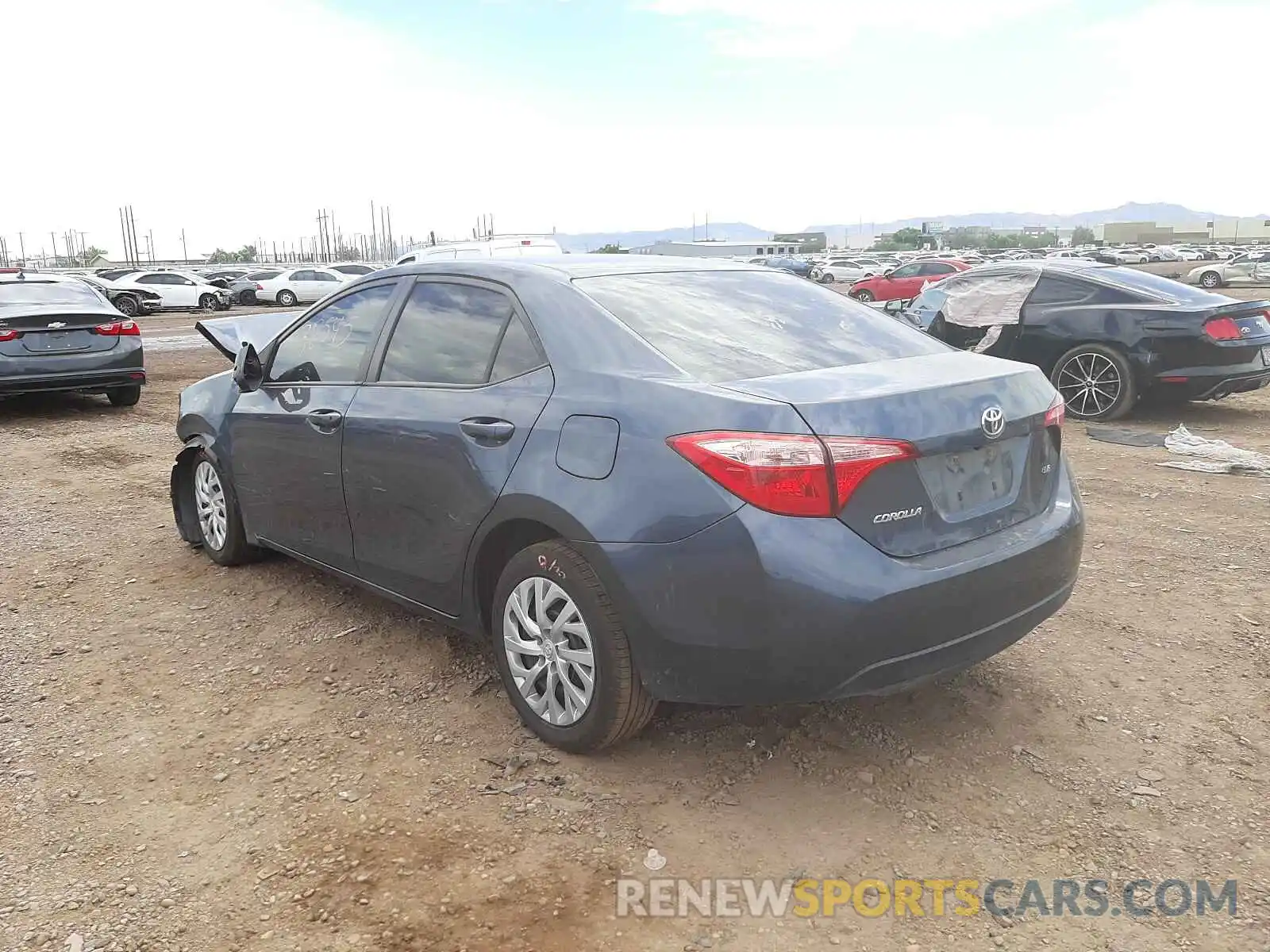 3 Photograph of a damaged car 2T1BURHE2KC223778 TOYOTA COROLLA 2019