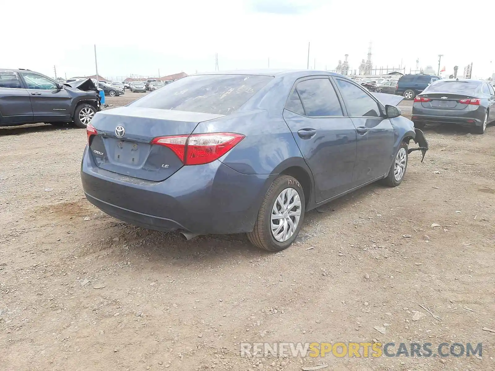 4 Photograph of a damaged car 2T1BURHE2KC223778 TOYOTA COROLLA 2019